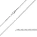 BNH pantserketting in 14 karaat witgoud 45 cm x 1,8 mm