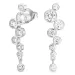 zirkoon oorbellen in zilver - Bubbly Sparkle