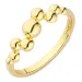 bolletje ring in verguld sterlingzilver - Bubbly Pure