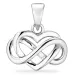 hart infinity hanger in zilver - Amoré