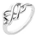 infinity ring in zilver - Amoré