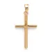 kruis hanger in verguld sterlingzilver