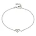 hart armband in zilver