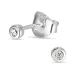 3 mm zirkoon oorsteker in zilver
