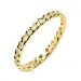 ketting ring in verguld sterlingzilver