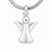 engel ketting in zilver met hanger in zilver