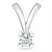 diamant solitaire hanger in 14 caraat witgoud 0,20 ct