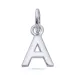 letter a hanger in zilver - My Letter
