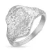 zirkoon ring in zilver