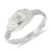 zirkoon ring in zilver