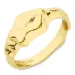 ring in verguld sterlingzilver - Lumé Etched