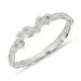 witte zirkoon ring in zilver - Bubbly Sparkle