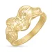 ring in verguld messing - Lumé Etched
