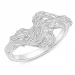 ring in verzilverd messing - Lumé Etched
