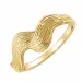 ring in verguld messing - Lumé Etched