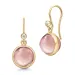 Julie Sandlau Prime pink oorbellen in verguld sterlingzilver
