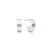 ID Fine IDH011SL chunky mini hoops in zilver