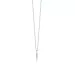 ID Fine IDN013SLWHITE Glace ketting in zilver witte zirkoon