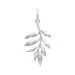 Julie Sandlau little Tree of Life hanger in satijn gerodineerd sterling zilver