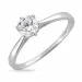 verzamelmonster zirkoon solitaire ring in 8 karaat witgoud