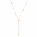 trochus Y-ketting in verguld staal - AURA