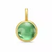 Julie Sandlau Primini hanger in verguld sterlingzilver groen kristal