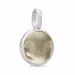 Julie Sandlau Prime hanger in satijn gerodineerd sterling zilver rookkleurige kristal