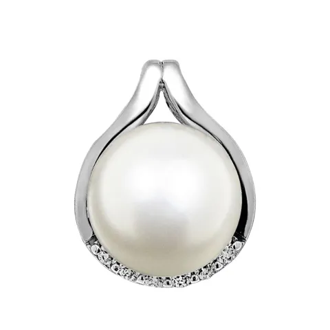 parel hanger in zilver