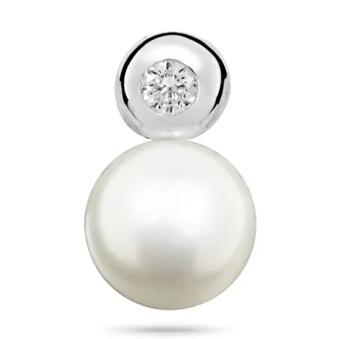 rond hanger in gerodineerd zilver