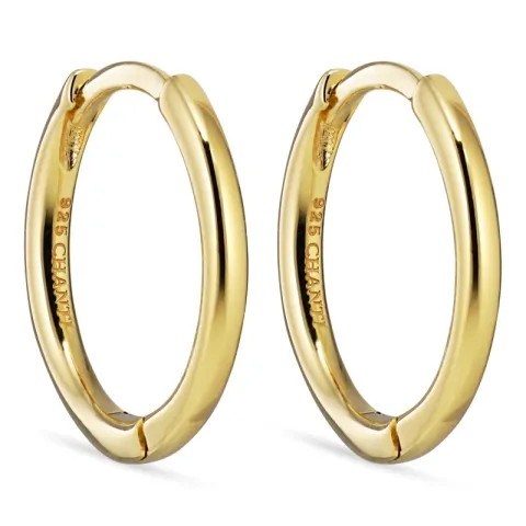 14 mm creool in verguld zilver - Lumé Essence