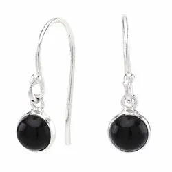 NORDAHL ANDERSEN Sweets onyx oorbellen in zilver zwart onyx