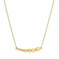 NORDAHL ANDERSEN Beads ketting met hanger in verguld sterlingzilver