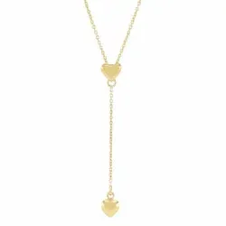 NORDAHL ANDERSEN Love hart hanger met ketting in verguld sterlingzilver