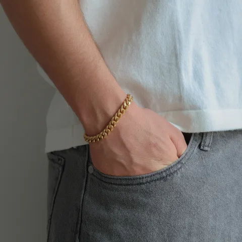 Nordahl andersen armband in verguld staal