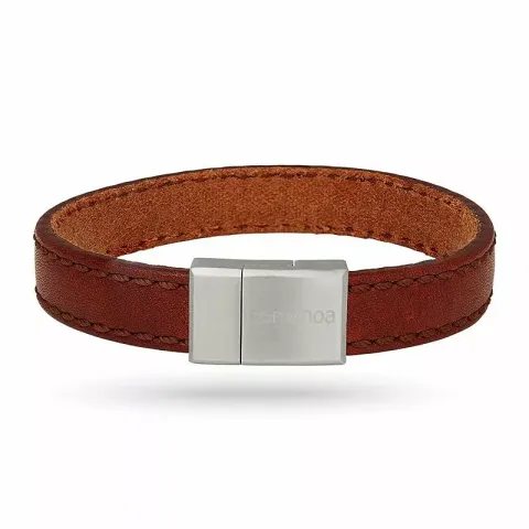 Nordahl andersen bruine armband in leren