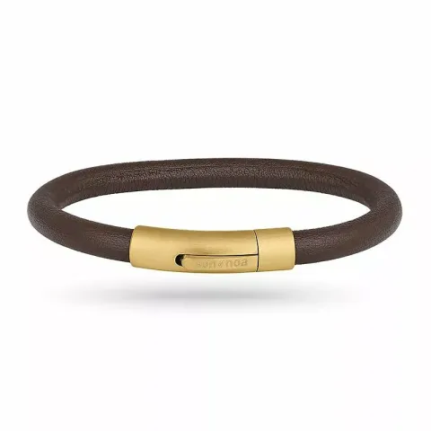 Nordahl andersen bruine armband in leren