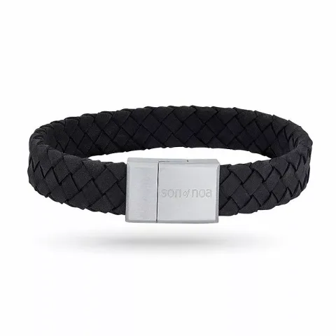 Nordahl andersen zwart armband in leren