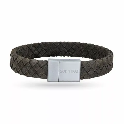 Nordahl andersen grijs armband in leren