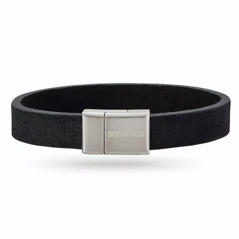 Nordahl andersen zwart armband in leren