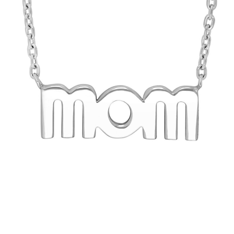 NORDAHL ANDERSEN MOM ketting in gerodineerd zilver