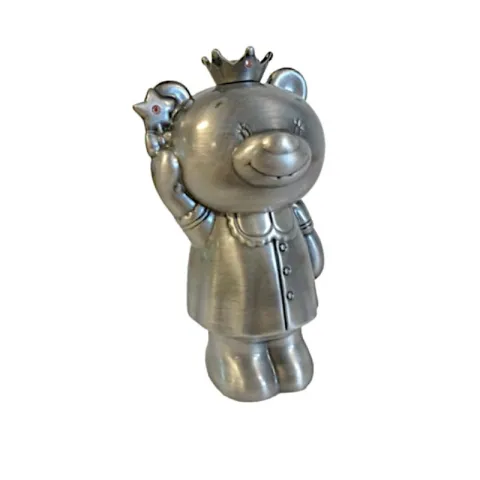 Geboortegeschenken: teddybeer spaarpot in vertind model: 152-76032