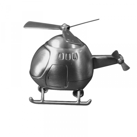Geboortegeschenken: helikopter spaarpot in vertind  model: 152-76613