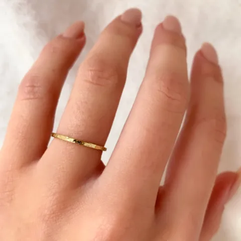 Simple Rings ring in verguld sterlingzilver