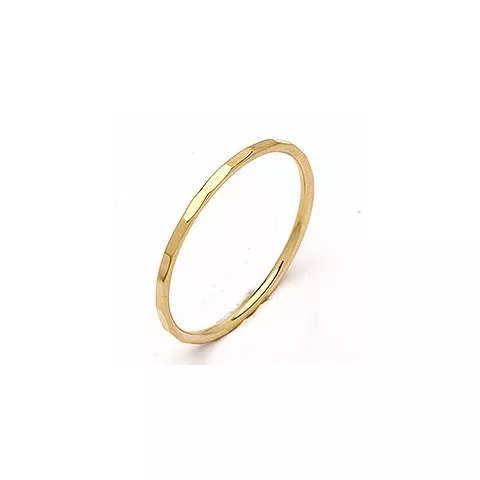 Elegant Simple Rings ring in verguld sterlingzilver