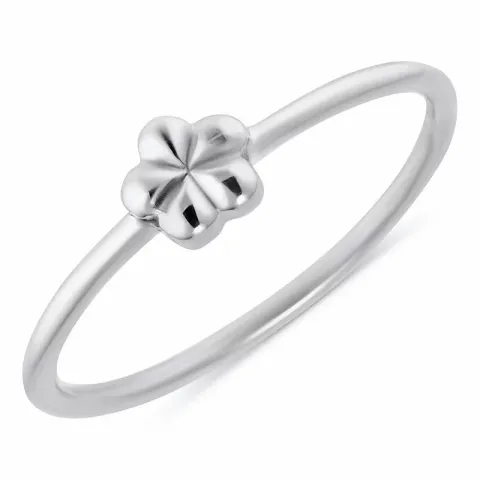 Simple Rings bloem ring in zilver