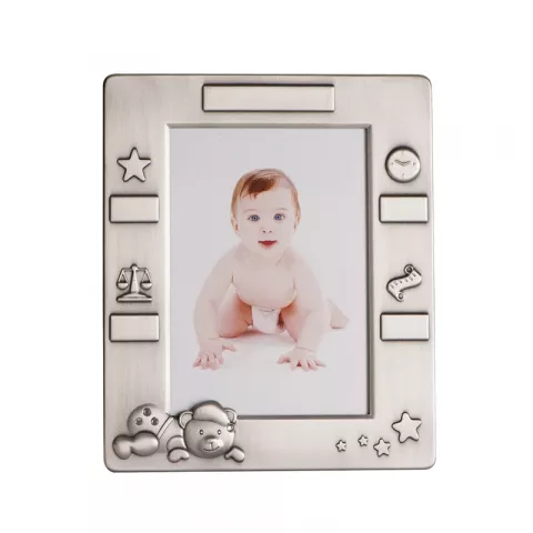 Geboortegeschenken: geboortemotieven fotolijstje in vertind  model: 157-76036