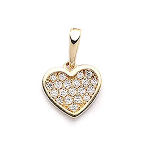 Hart hanger in 9 karaat goud