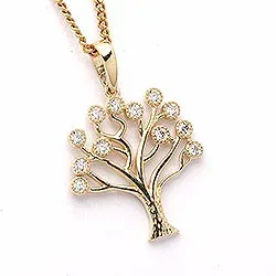 boom van het leven hanger in 9 karaat goud