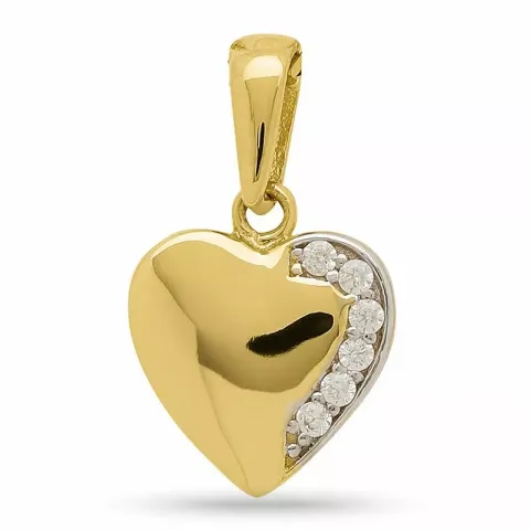 hart hanger in 9 karaat goud