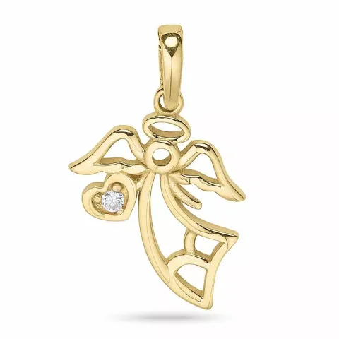 Engel hanger in 9 karaat goud
